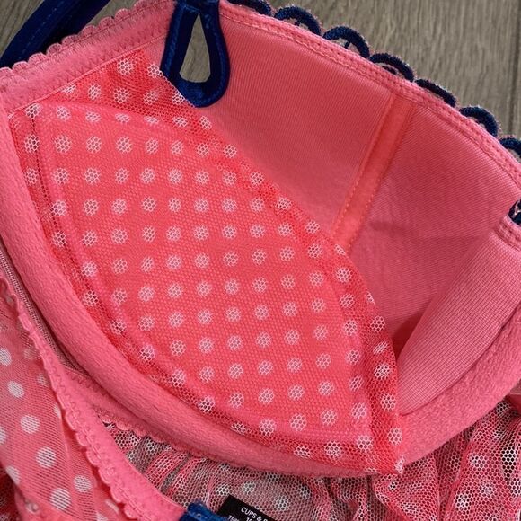 Victoria’s Secret Sexy Little Things Sheer Pink Baby Doll Slip Size 34C - Picture 10 of 14